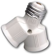 TELCO ΑΝΤΑΠΤΟΡΑΣ TELCO ΝΤΟΥΙ ΛΕΥΚΟΣ ΑΠΟ Ε27 ΣΕ 2XΕ27