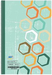 ΤΕΤΡΑΔΙΟ ΣΠΙΡΑΛ 3ΘΕΜΑΤΩΝ ΡΡ ΠΛΑΣΤΙΚΌ ΕΞΩΦΥΛΛΟ 17X25CM JUSTNOTE 104142 ΠΡΑΣΙΝΟ