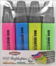 JUSTNOTE ΜΑΡΚΑΔΟΡΟΙ ΥΠΟΓΡΑΜΜΙΣΕΩΣ 4 ΧΡΩΜΑΤΑ JUSTNOTE 80779