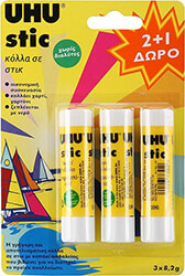 UHU ΚΟΛΛΑ UHU STIC 8.2GR 2 +1 ΔΩΡΟ