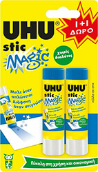 UHU ΚΟΛΛΑ UHU STIC MAGIC 8,2GR 1+1 ΔΩΡΟ