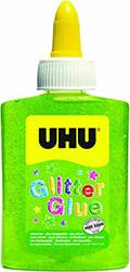 UHU ΚΟΛΛΑ UHU GLITTER ΠΡΑΣΙΝΟ ΓΙΑ ΧΕΙΡΟΤΕΧΝΙΕΣ 90GR