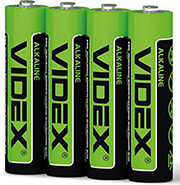 VIDEX ΜΠΑΤΑΡΙΑ VIDEX ALKALINE L03/AAA 4ΤΜΧ