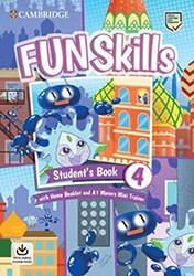 FUN SKILLS EXAM PACK STUDENTS BOOK LEVEL 4 (+ HOME BOOKLET A1 MOVERS MINI TRAINER WITH DOWNLOADABLE AUDIO)