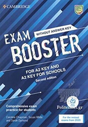 CAMBRIDGE ENGLISH EXAM BOOSTER KEY &amp; KEY FOR SCHOOLS (+ AUDIO) - FOR 2020 EXAMS BKS.0001707