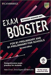 CAMBRIDGE ENGLISH EXAM BOOSTER PRELIMINARY &amp; PRELIMINARY FOR SCHOOLS (+ AUDIO) - FOR 2020 EXAMS