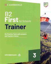 CAMBRIDGE ENGLISH FIRST FOR SCHOOLS B2 TRAINER 3 (+ DOWNLOADABLE RESOURCES EBOOK) WITH ANSWERS
