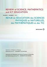 REVIEW OF SCIENCE MATHEMATICS AND ICT EDUCATION VOLUME 5 NUMBER 2