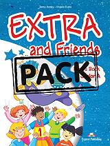 EXTRA AND FRIENDS JUNIOR A POWER PACK (ALPHABET BOOK, ACTIVITY BOOK, VOCABULARY, GRAMMAR PRACTICE) PUPILS BOOK