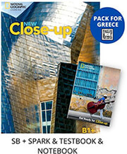 NEW CLOSE-UP B1+ PACK FOR GREECE (STUDENTS BOOK- SPARK- TESTBOOK-NOTEBOOK)