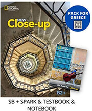 NEW CLOSE-UP B2+ PACK FOR GREECE (STUDENTS BOOK- SPARK- TESTBOOK-NOTEBOOK)