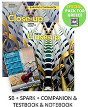 NEW CLOSE UP B2 SPECIAL PACK FOR GREECE (STUDENTS BOOK-SPARK-COMPANION- TESTBOOK-NOTEBOOK)