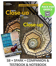 NEW CLOSE UP B2+ SPECIAL PACK FOR GREECE (STUDENTS BOOK-SPARK-COMPANION-TESTBOOK-NOTEBOOK)