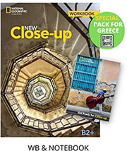 NEW CLOSE UP B2+ WORKBOOK SPECIAL PACK FOR GREECE (WORKBOOK- NOTEBOOK)