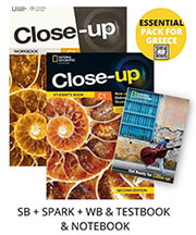 CLOSE UP C1 ESSENTIAL PACK FOR GREECE (STUDENTS BOOK-SPARK-WORKBOOK TESTBOOK NOTEBOOK) 2ND ED