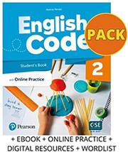 ENGLISH CODE 2 STUDENTS BOOK PACK (+ EBOOK-ONLINE PRACTICE-DIGITAL RESOURCES-WORDLIST)