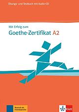 MIT ERFOLG ZUM GOETHE-ZERTIFIKAT A2 UEBUNGSBUCH + TESTBUCH (+CD)