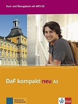 DAF KOMPAKT NEU A2 KURSBUCH &amp; ARBEITSBUCH (+ CD AUDIO MP3)