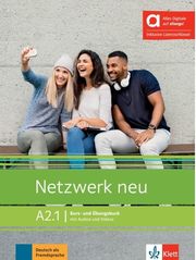 NETZWERK A2.1 KURSBUCH &amp; ARBEITSBUCH HYBRIDE AUSGABE