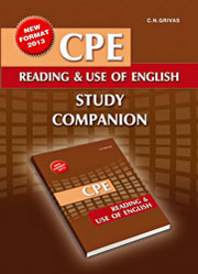 CPE READING AND USE OF ENGLISH STUDY COMPANION