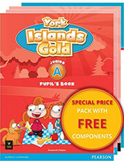 YORK ISLANDS GOLD JUNIOR A PACK (STUDENTS BOOK + WORKBOOK + GRAMMAR COMPANION + NEW ALPHABET)