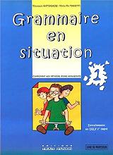 GRAMMAIRE EN SITUATION LIVRE DU PROFESSUER 1
