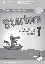 ΣΥΛΛΟΓΙΚΟ ΕΡΓΟ CAMBRIDGE YOUNG LEARNERS ENGLISH TESTS STARTERS 1 ANSWER BOOK (FOR REVISED EXAM FROM 2018) N/E