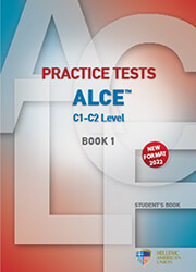 PRACTICE TESTS FOR THE ALCE C1-C2 LEVEL 1 STUDENTS BOOK NEW FORMAT 2022 BKS.1047057