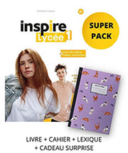 ΣΥΛΛΟΓΙΚΟ ΕΡΓΟ INSPIRE LYCEE 1 SUPER PACK (LIVRE + CAHIER + LEXIQUE + CADEAU SURPRISE)