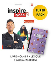 ΣΥΛΛΟΓΙΚΟ ΕΡΓΟ INSPIRE LYCEE 2 SUPER PACK (LIVRE + CAHIER + LEXIQUE + CADEAU SURPRISE)