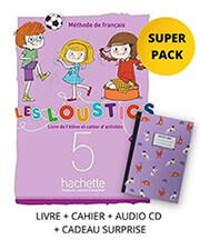 ΣΥΛΛΟΓΙΚΟ ΕΡΓΟ LES LOUSTICS MINI VOLUME 5 A2.1 SUPER PACK (LIVRE + CAHIER + CADEAU SURPRISE)