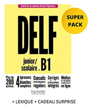 DELF SCOLAIRE &amp; JUNIOR B1 SUPER PACK (+ LEXIQUE + CADEAU SURPRISE)