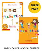 ΣΥΛΛΟΓΙΚΟ ΕΡΓΟ LES LOUSTICS 1 SUPER PACK (LIVRE + CAHIER + LEXIQUE + CADEAU SURPRISE)