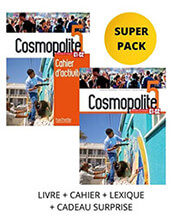COSMOPOLITE 5 SUPER PACK (LIVRE + CAHIER + LEXIQUE + CADEAU SURPRISE)