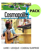 COSMOPOLITE 4 PACK (LIVRE + LEXIQUE + CADEAU SURPRISE)