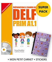 DELF PRIM A1.1 SUPER PACK (+ MON PETIT CARNET + STICKERS)