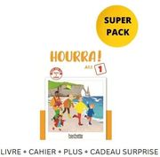 HOURRA! MINI 1 SUPER PACK (LIVRE + CAHIER + PLUS + CADEAU SURPRISE)