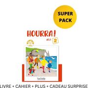 HOURRA! MINI 2 SUPER PACK (LIVRE + CAHIER + PLUS + CADEAU SURPRISE)