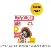 EXPLORE MINI 1 SUPER PACK (LIVRE + CAHIER + LEXIQUE + CADEAU SURPRISE)