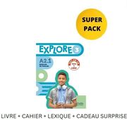 EXPLORE MINI 3 SUPER PACK (LIVRE + CAHIER + LEXIQUE + CADEAU SURPRISE)