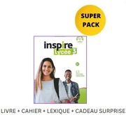 INSPIRE LYCEE 3 SUPER PACK (LIVRE + CAHIER + LEXIQUE + CADEAU SURPRISE)