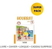 HOURRA! MINI 1 SUPER PACK (LIVRE + CAHIER + LEXIQUE + CADEAU SURPRISE)