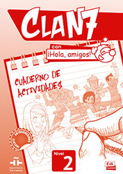 ΣΥΛΛΟΓΙΚΟ ΕΡΓΟ CLAN 7 CON HOLA AMIGOS 2 ACTIVIDADES
