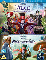 ALICE IN WONDERLAND/ALICE THROUGH THE LOOKING GLASS (BLU-RAY)