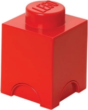 LEGO LEGO STORAGE BRICK 1 RED