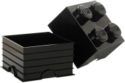 LEGO STORAGE BRICK 4 BLACK
