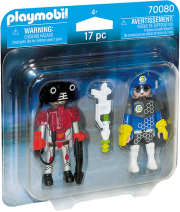 PLAYMOBIL 70080 DUO PACK ΑΣΤΥΝΟΜΟΣ ΔΙΑΣΤΗΜΑΤΟΣ ΚΑΙ ΚΑΚΟΠΟΙΟΣ