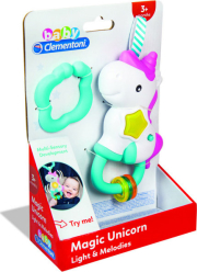 AS BABY CLEMENTONI INTERACTIVE RATTLE FUN UNICORN SHAKE PLAY (1000-17333)