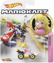 HOT WHEELS: MARIO KART - PRINCESS PEACH STANDARD KART DIE-CAST (GBG28)