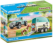 PLAYMOBIL 70511 ΌΧΗΜΑ ΜΕ ΤΡΕΙΛΕΡ ΜΕΤΑΦΟΡΑΣ ΠΟΝΥ